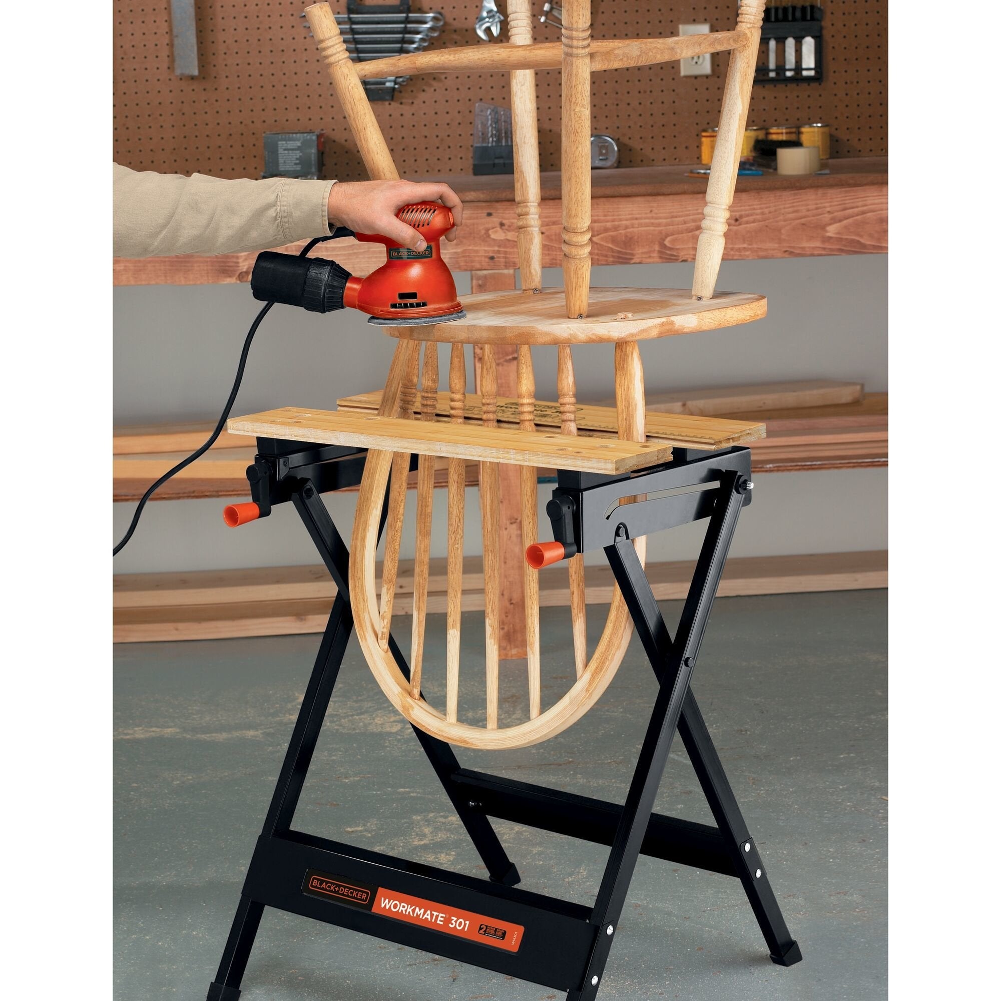 Black+Decker Wm301-Xj Banco De Trabajo Negro/Marrón, Bamboo, Acero, Negro, 341 Mm, 760 Mm, 1 Pieza(S)