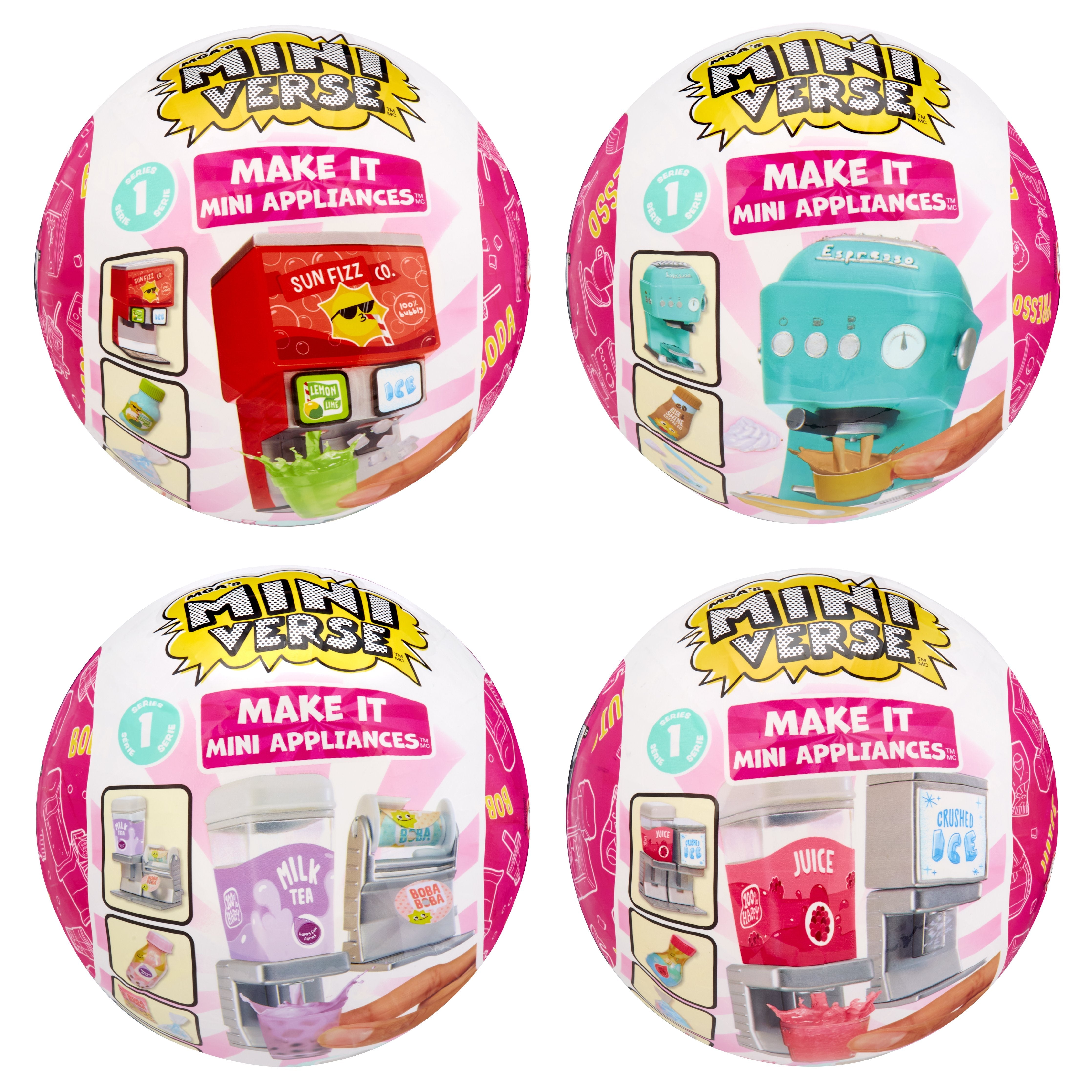 Mga Entertainment Mga'S Miniverse Make It Mini Electrodomésticos Mini Coleccionables, Accesorios Para Muñecas Artículos Surtidos 505600-Euc