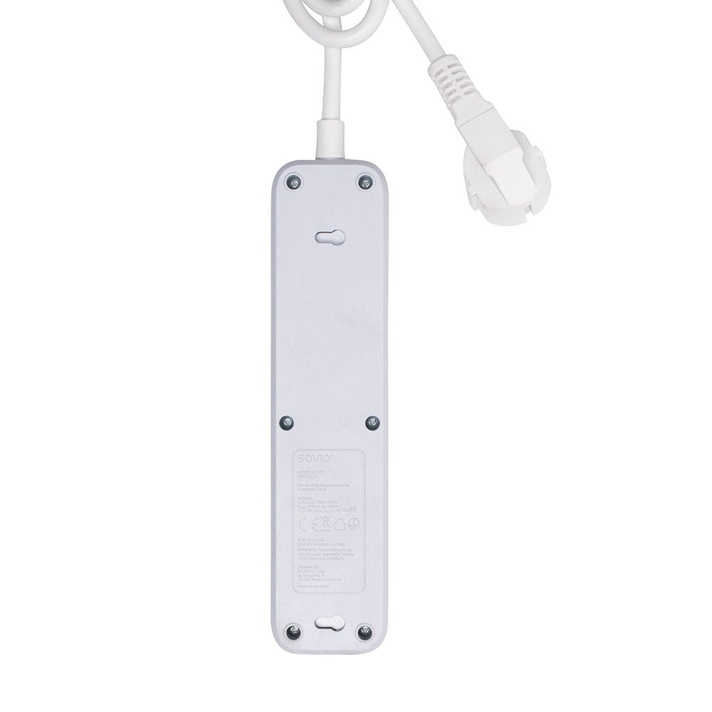 Regleta Power Strip 3-Way Savio
