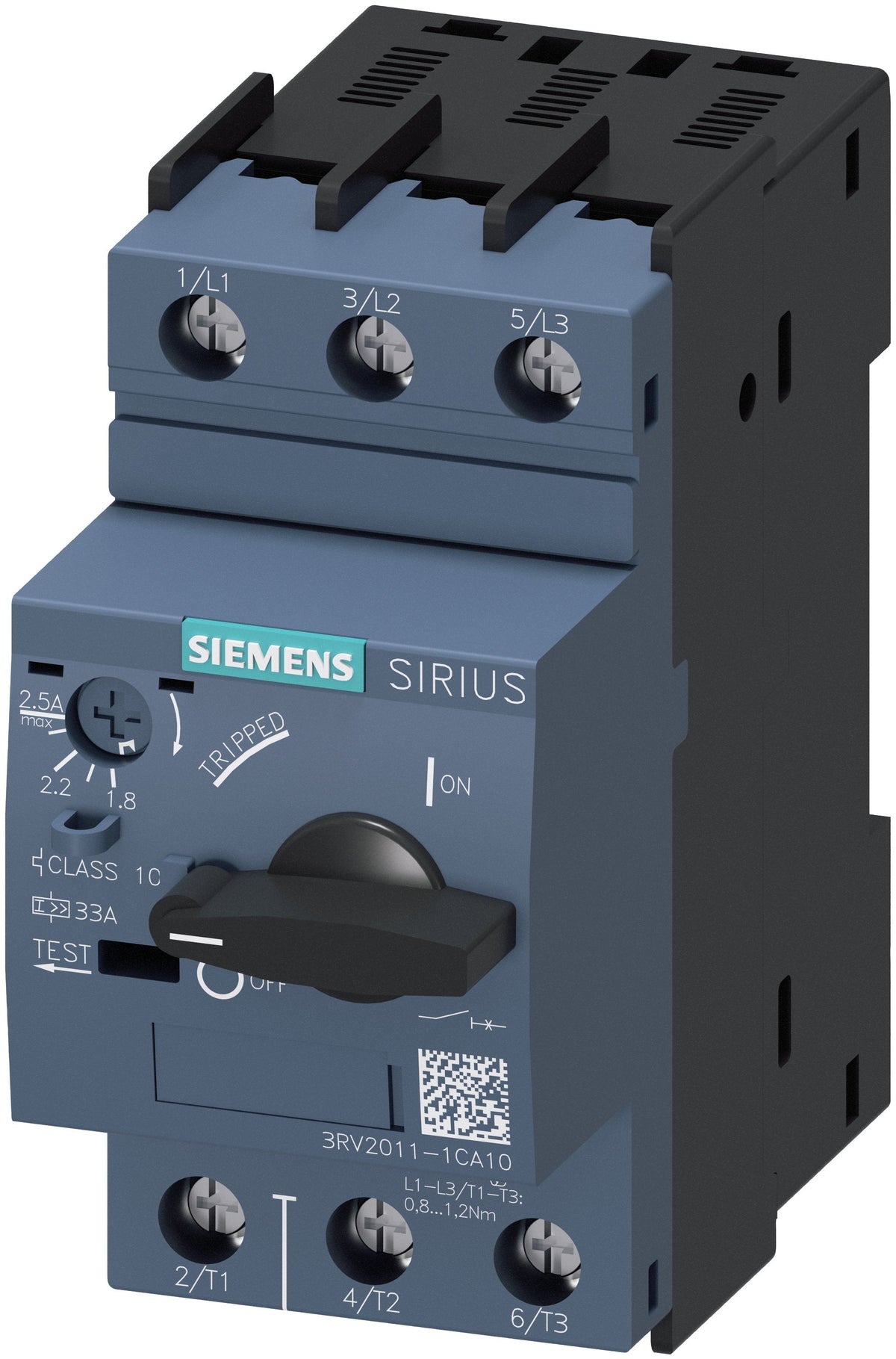 Siemens 3rv20111ca10 Corta Circuito Disyuntor Guardamotor 3