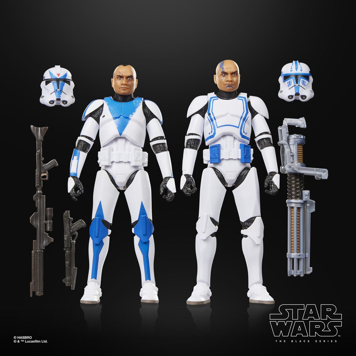 Blister 2 Figuras Clone Trooper Dogma & Clone Trooper Hardcase Star Wars 15cm