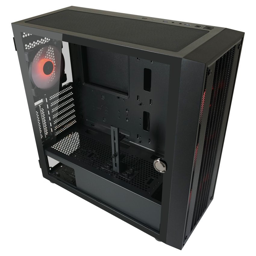 Lc-Power Gehäuse Gaming 810b Dark_crawler_x Black Retail