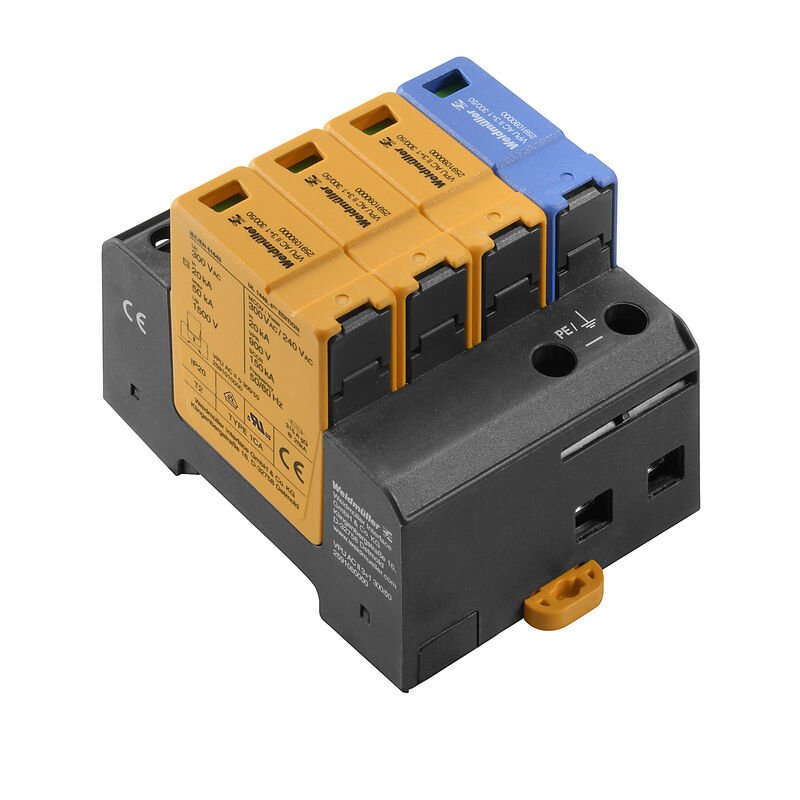 Wei Vpu Ac Ii 3+1 300 50 Überspannungsableiter Typ 2