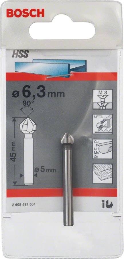 Bosch 2 608 597 504 Broca Avellanadora 1 Pieza(S)