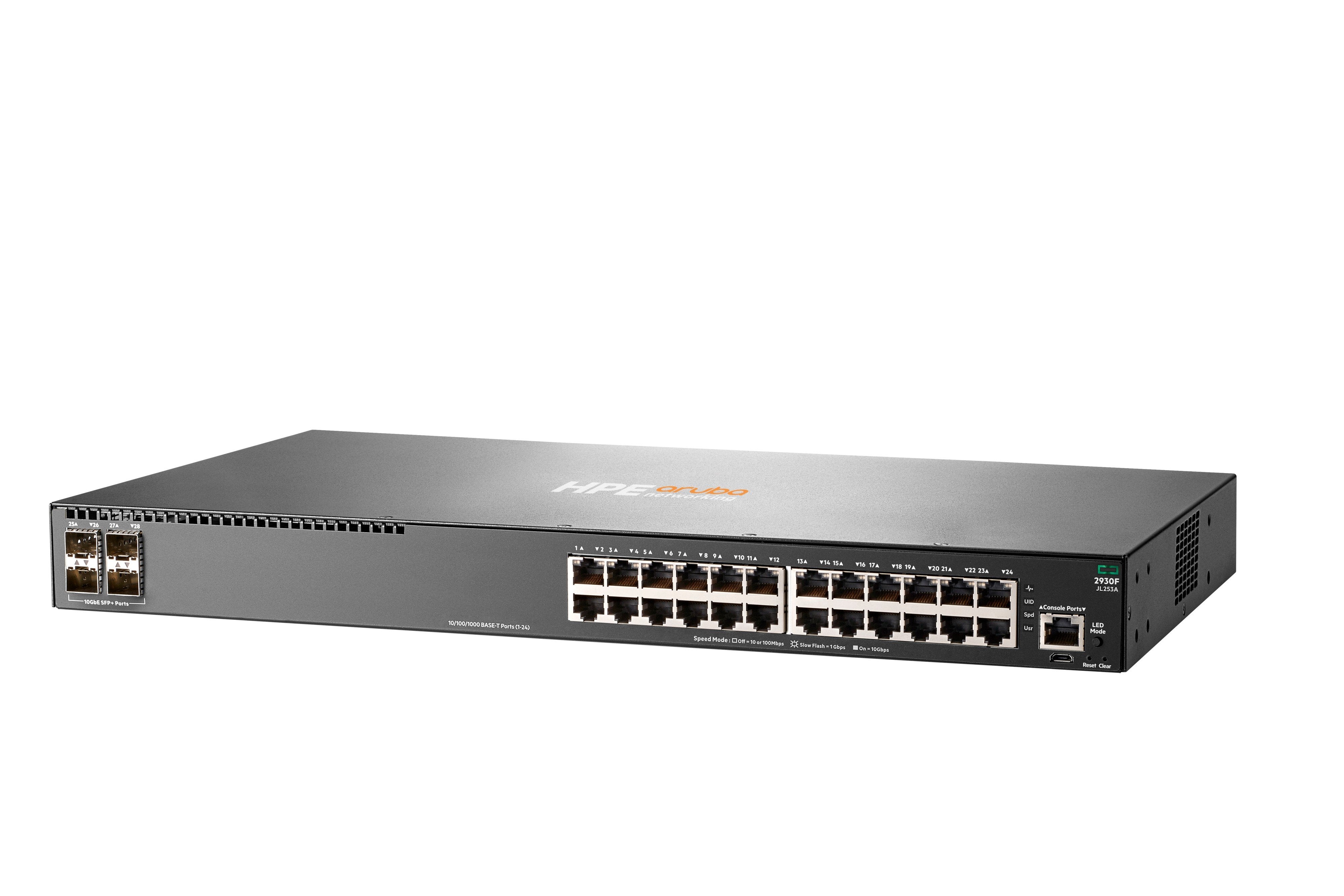 Hpe Aruba 2930f 24g 4sfp Switch