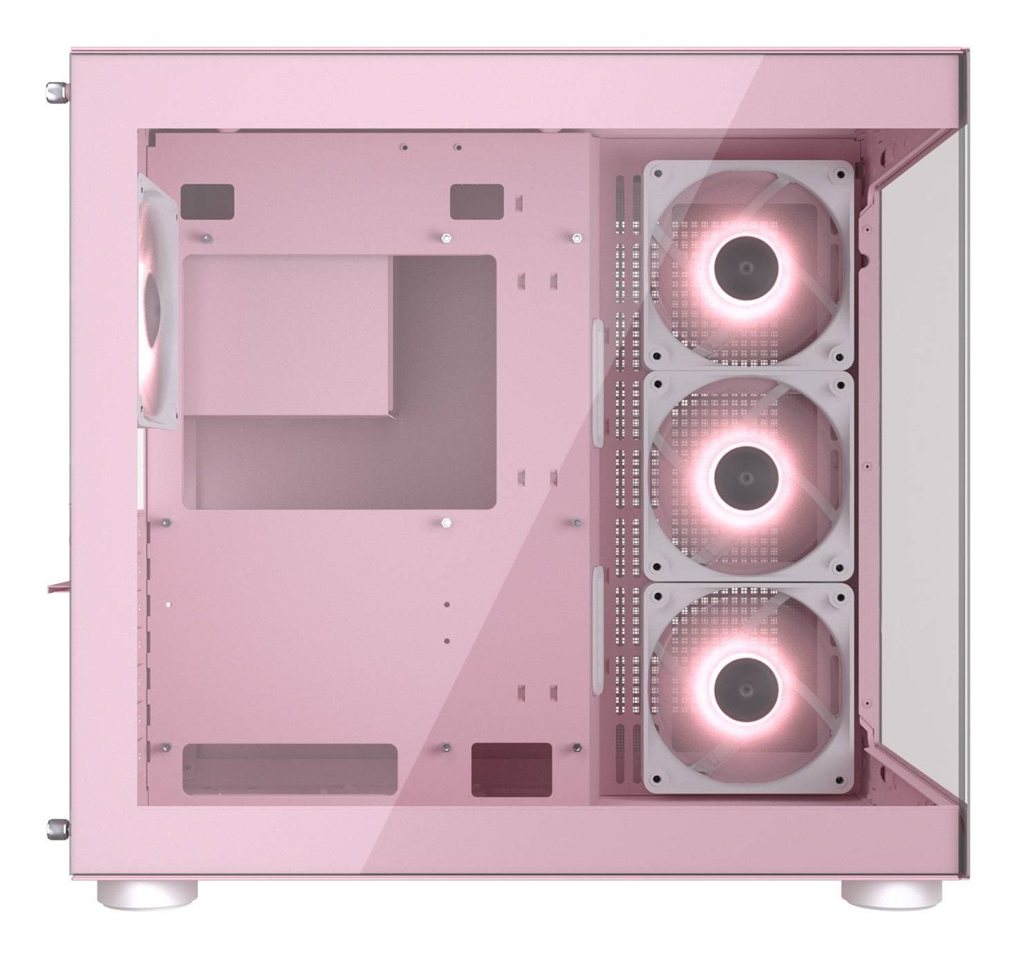 Cougar Caja Midi-Tower, Fv150 Argb, Rosa