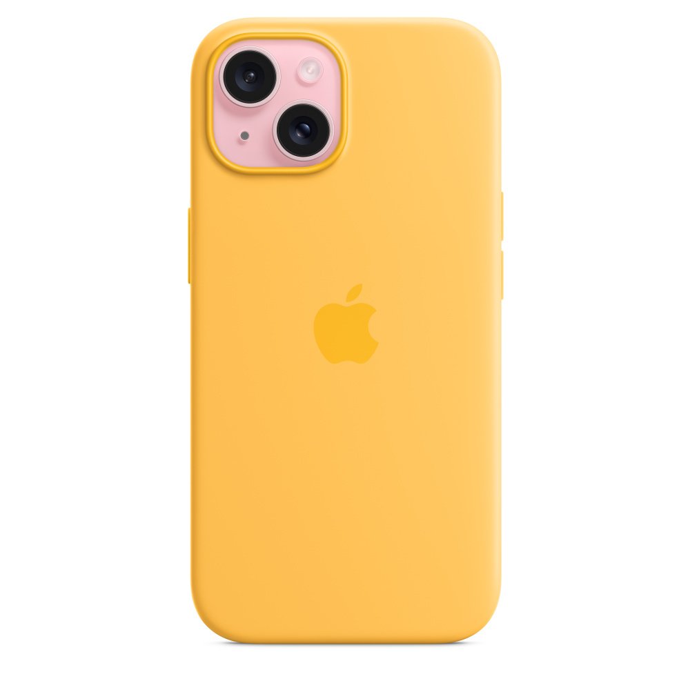 Apple Funda Iphone 15 Silicone Case With Magsafe - Sunshine