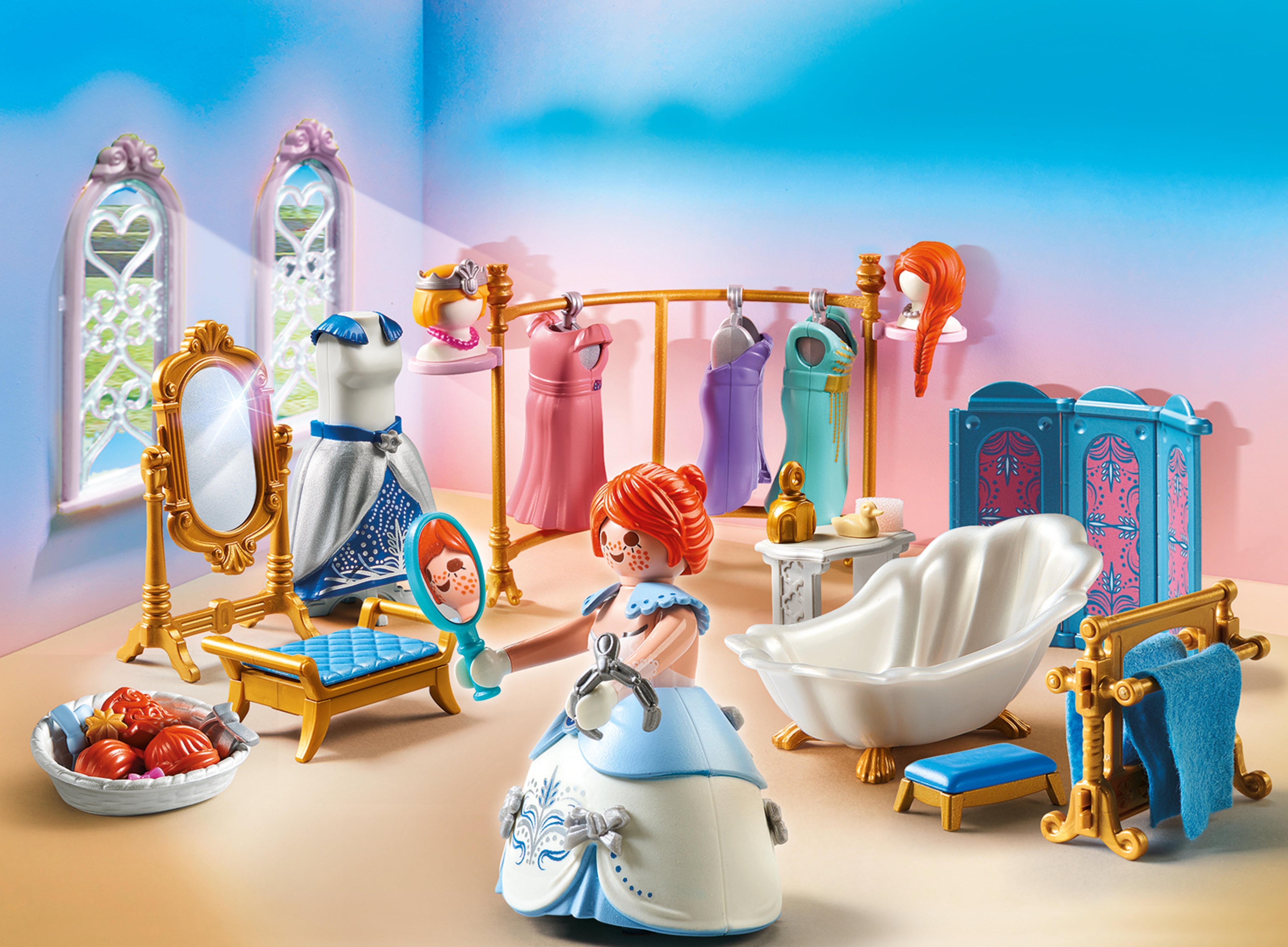 Playmobil Dressing Room 70454 Princess World 86 Piezas
