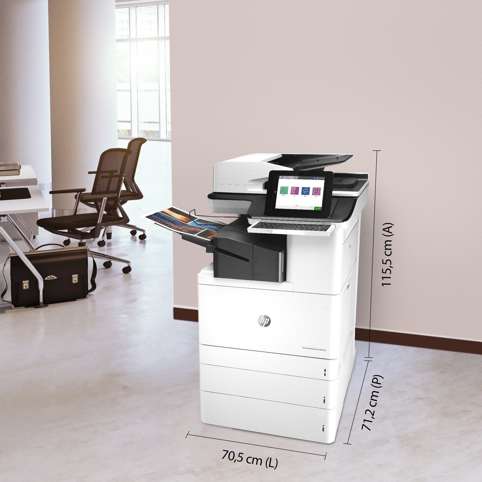 Hp Color Laserjet Enterprise Flow M776zs Laser 1200 X 1200 Dpi 45 Ppm A3 Wifi