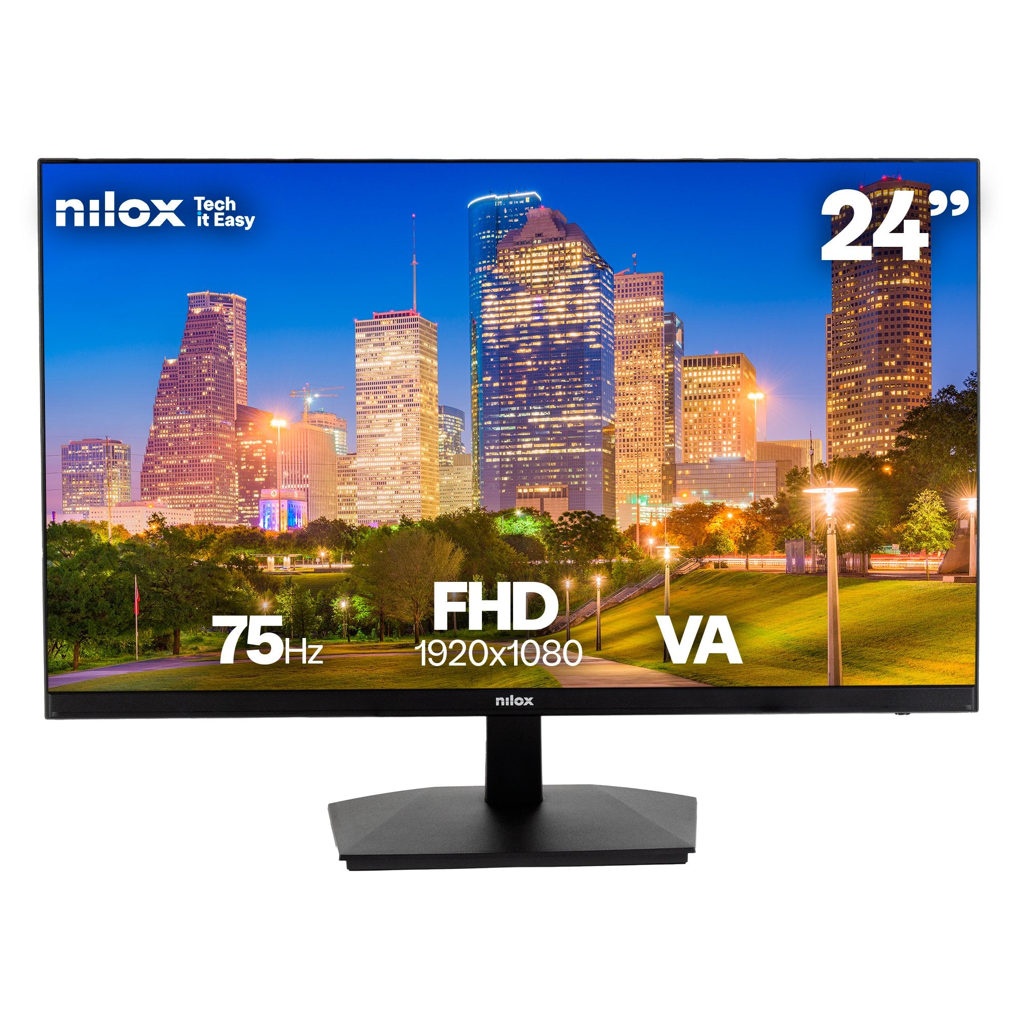 EAN 8431775035263 - Nilox MONITOR 23.8" NXM24FHD11 LED FHD 75HZ 16:9 5MS HDMI/VGA pantalla para PC 61 cm (24") 1920 x 1080 Pi imagen 1