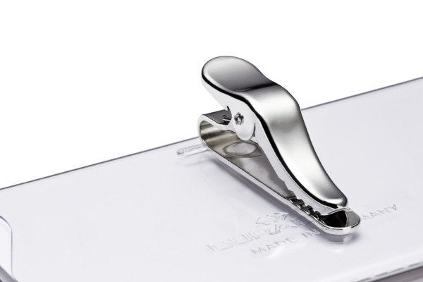 Durable Namensschild M Krokoklemme 54x90mm 25er Pck Transp