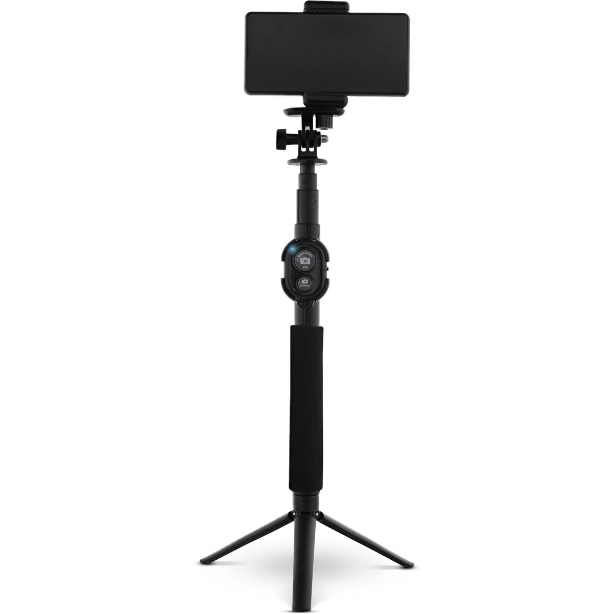 Inline Selfie Stick 4 Patas Con Mini Trípode Aluminio Negro Máx. 0,75 M