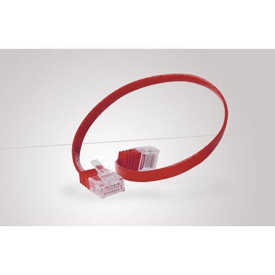 S-Impuls Cable De Red Cat. 6 Plano, U Utp, Rojo, 7,5m