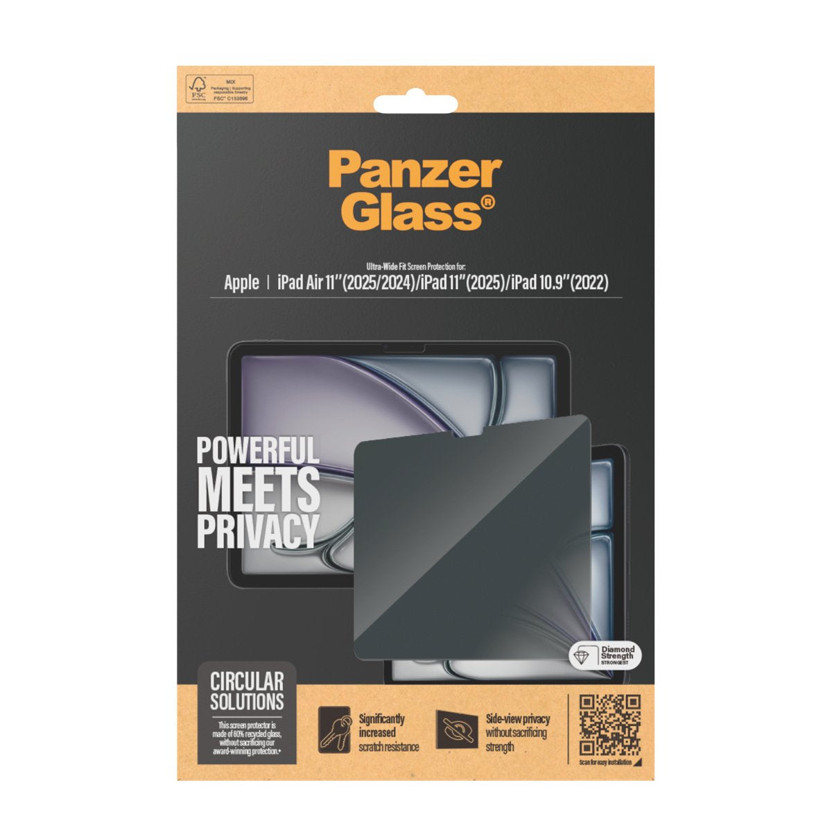 EAN 5715685012112 - PanzerGlass ® 2-Way Privacy Screen Protector iPad Air 11'' (2024-2025) | iPad 11" (2025) | iPad 10.9'' (2 imagen 3