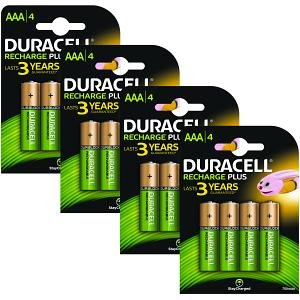 Duracell Duracell Rechargeable Aaa 16 Pack Para Common Consumer Battery Bun0063a