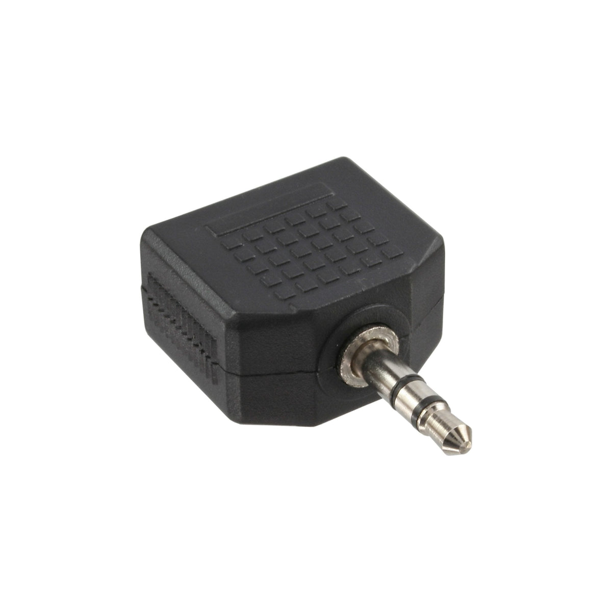 Adaptador De Audio Inline De 3,5 Mm Macho A 2x 3,5 Mm Estéreo Hembra