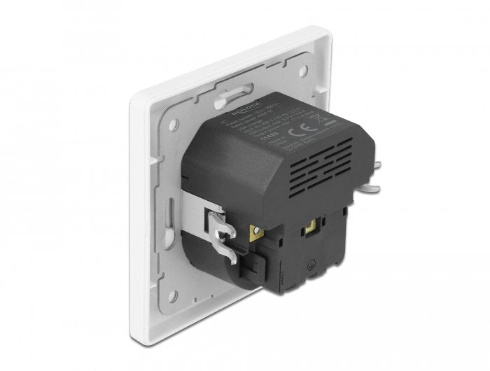 Delock Enchufe De Pared Con Dos Puertos De Carga Usb 3,4 A, 1 X Usb Tipo-A Y 1 X Usb Type-C
