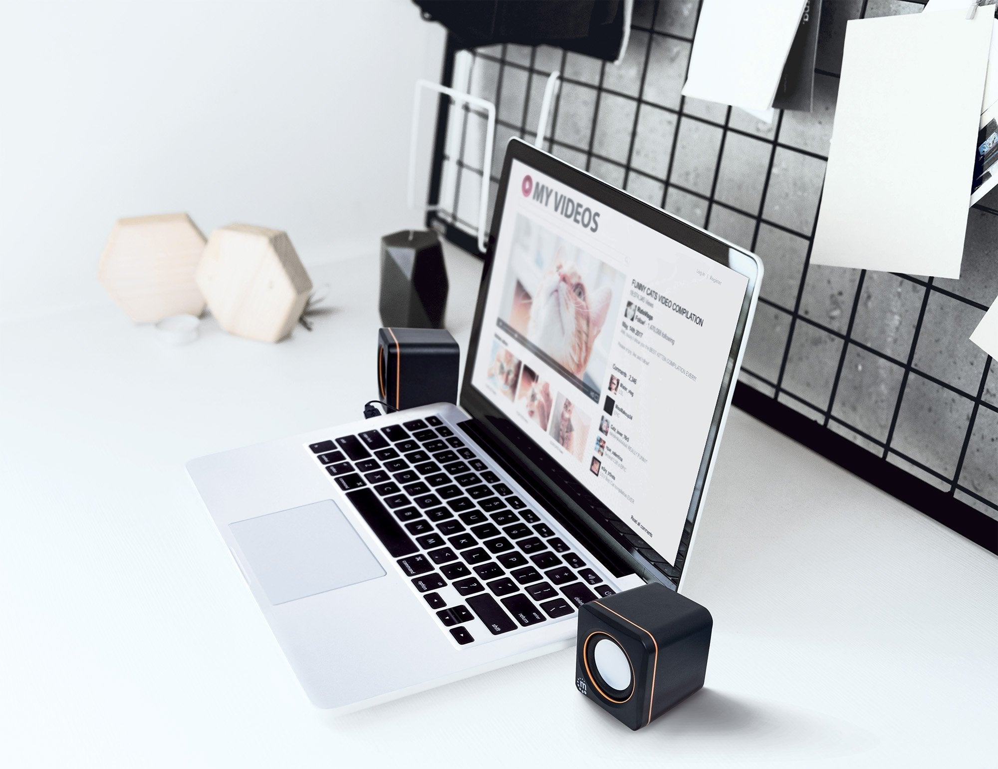 Manhattan Usb-Lautsprecher - 2600 Series Negro Orange
