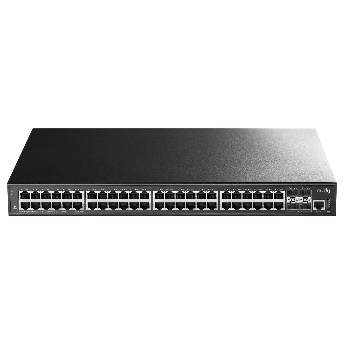 Cudy Gs5048s4 Network Switch Managed L3 Gigabit Ethernet (10/100/1000) Black