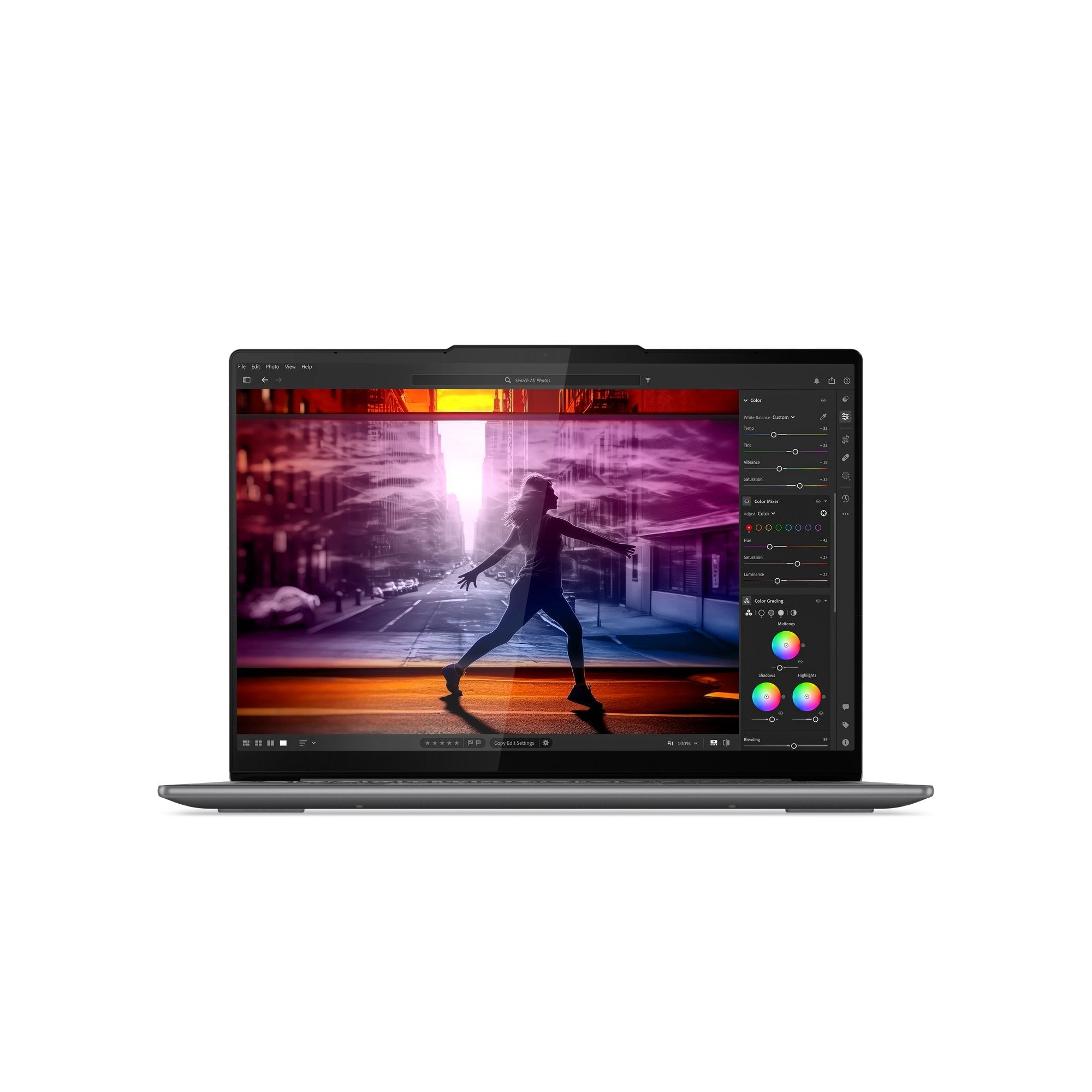 Portatil  Lenovo  14"  Yoga Slim 7 14imh9 Intel Core Ultra 7 155hwuxga 32 Gb Lpddr5-Sdram 1 Tb Ssd Wi-Fi 6e (802.11ax) Windows 11 Home Español Gris