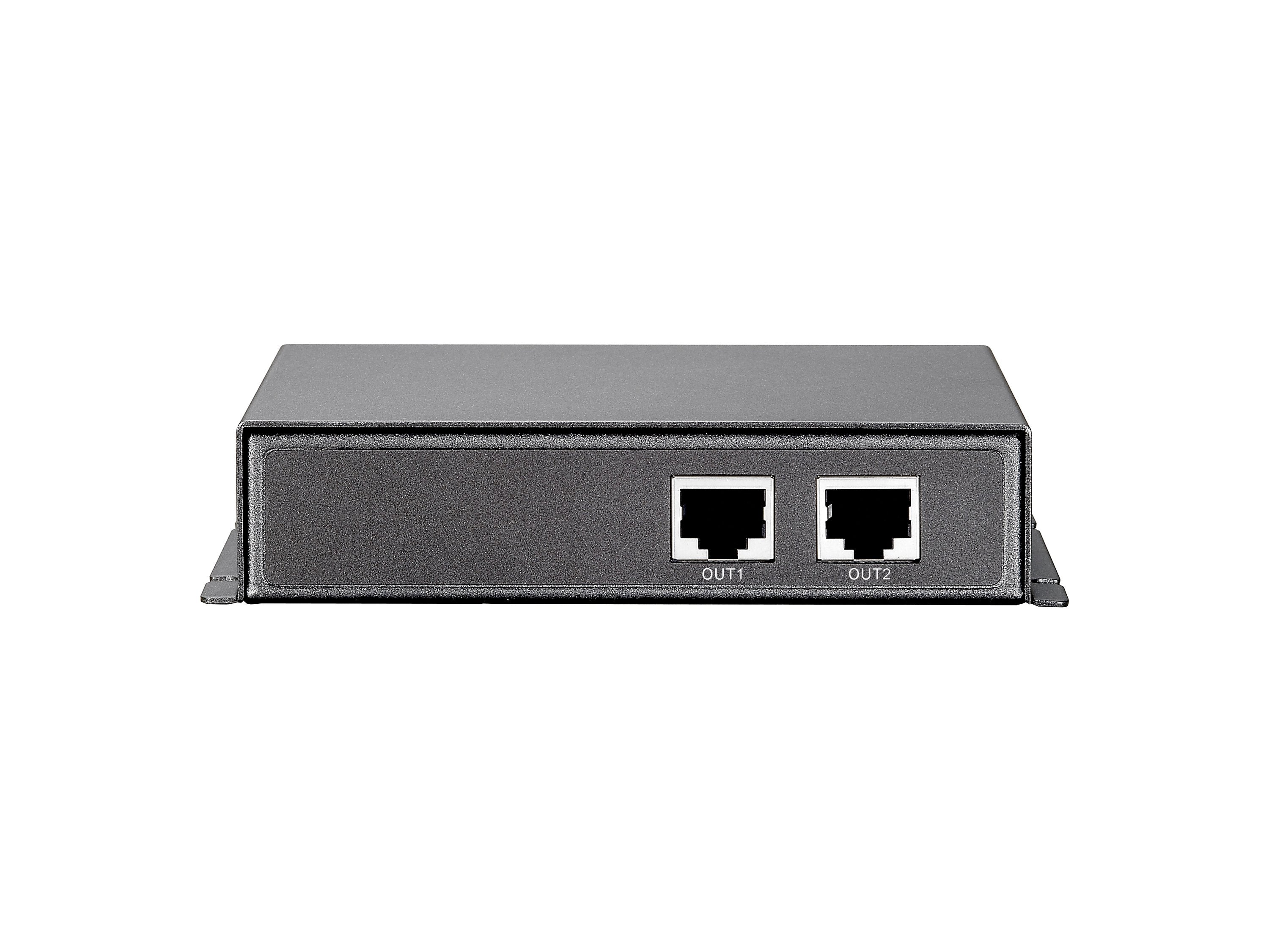 Levelone Repetidor Poe Gigabit, 2 Puertos, Cascade, 802.3at Poe+, Repetidor De Red, 100 M, 1000 Mbit/S, 10/100/1000base-T(X), Ieee 802.3,Ieee 802.3ab,Ieee 802.3af,Ieee 802.3at,Ieee 802.3u,Ieee 802.3x, Negro