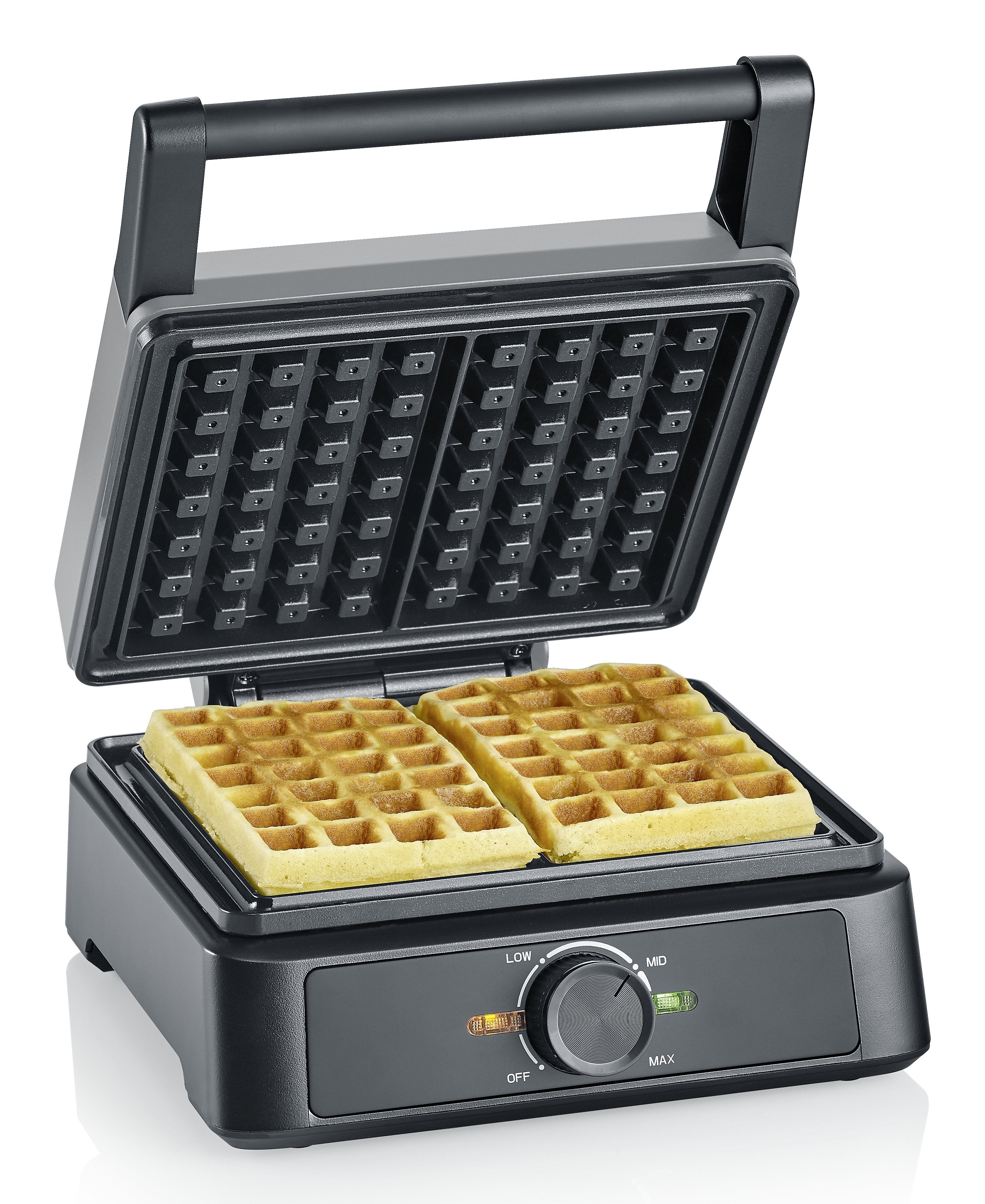 EAN 4008146047015 - Severin WA 2125 gofrera 2 barquillo(s) 1600 W Antracita, Negro imagen 3