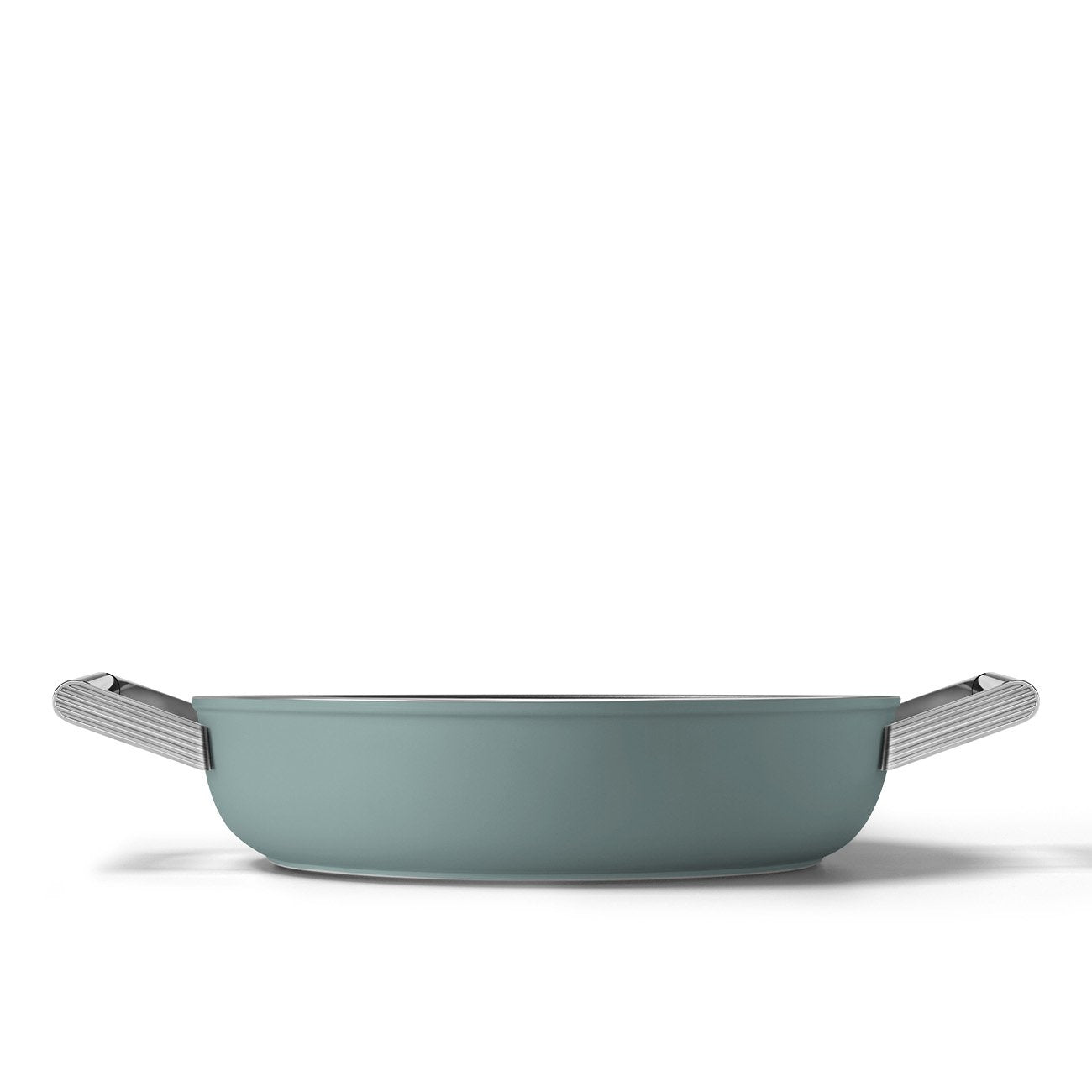 Smeg Dpf2812egm Pfanne, 28 Cm, Keramik, Edelstahlgriffe, Smaragdgrün