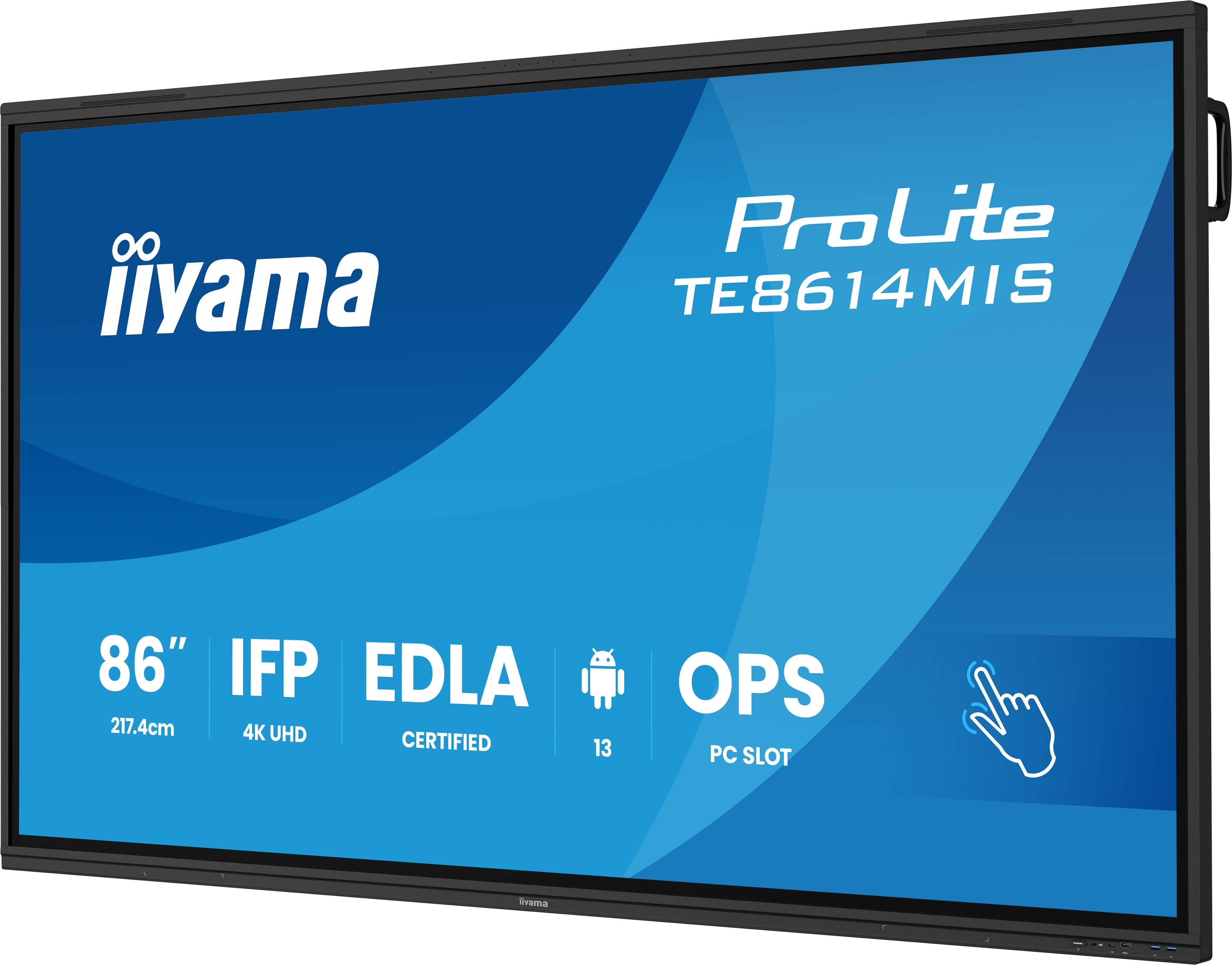 EAN 4948570124046 - iiyama PROLITE TE8614MIS-B2AG Diseño de quiosco 2,17 m (85.6") LCD Wifi 435 cd / m² 4K Ultra HD Negro Pan imagen 3