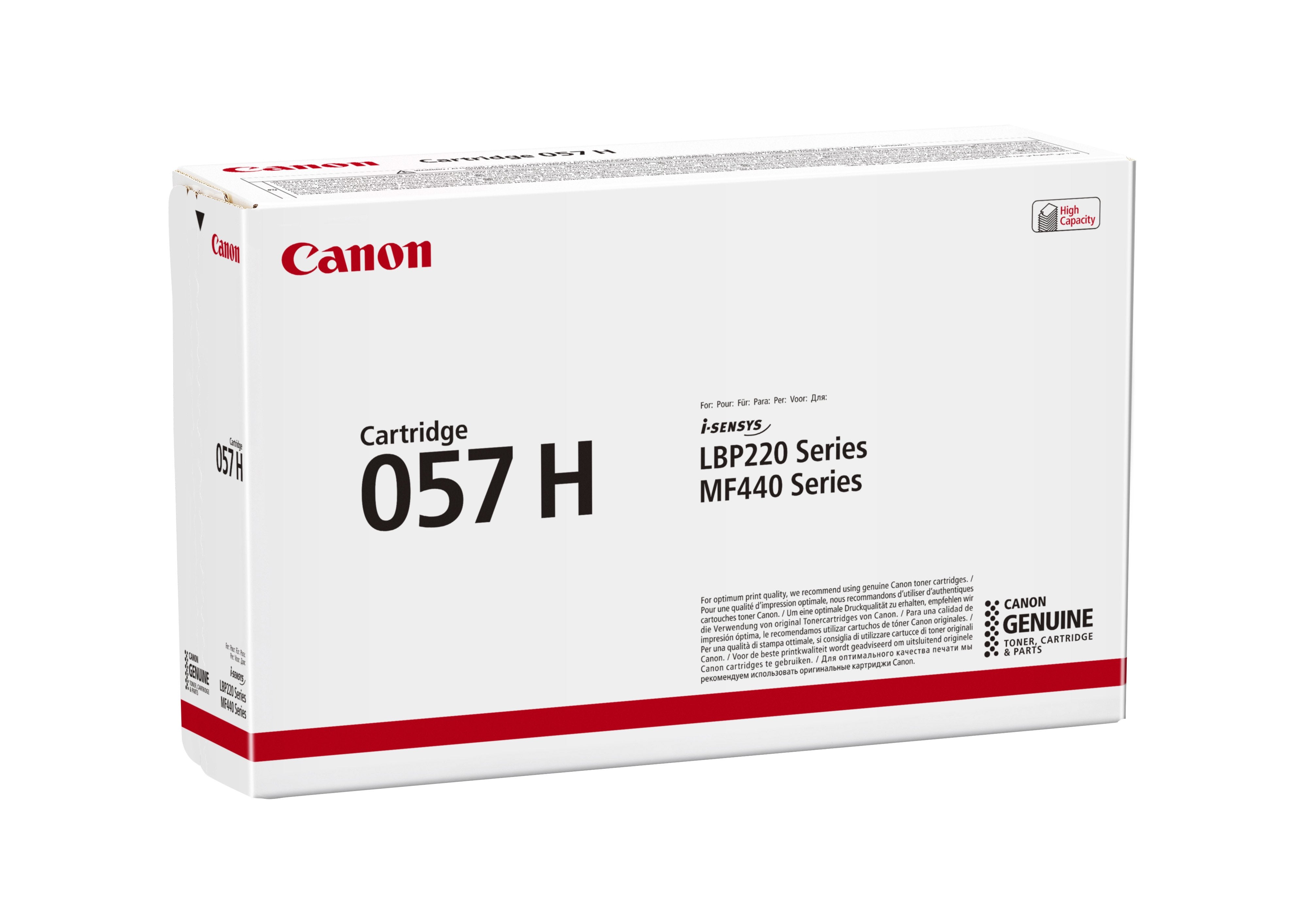EAN 4549292136289 - Canon i-SENSYS 057H cartucho de tóner 1 pieza(s) Original Negro imagen 2