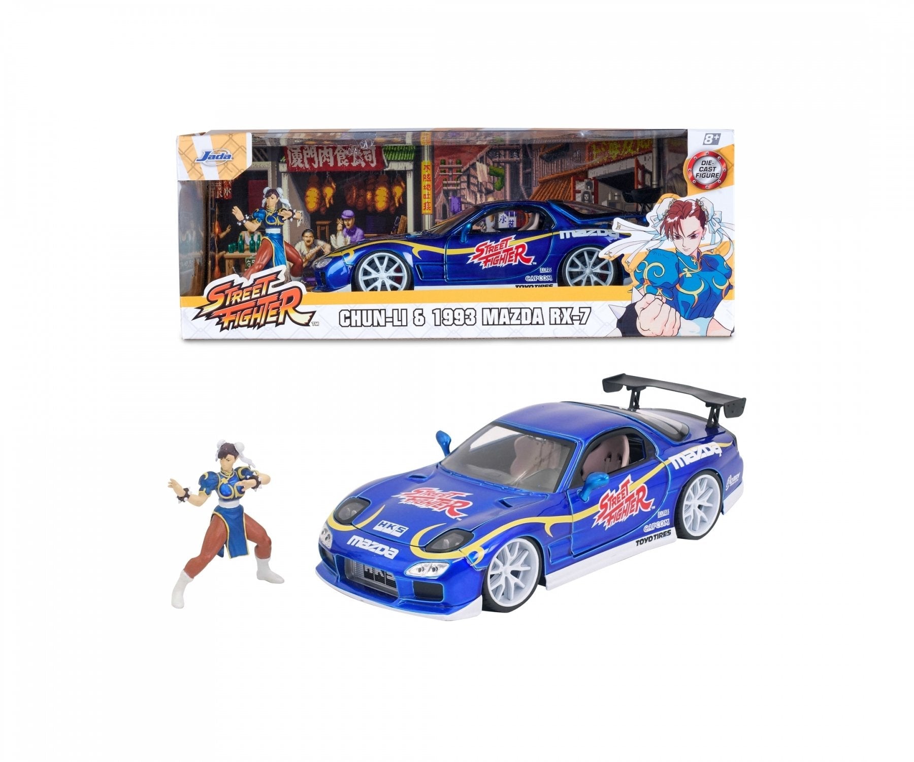 EAN 4006333085857 - Jada Toys Street Fighter 1993 Mazda RX7 1:24 imagen 8
