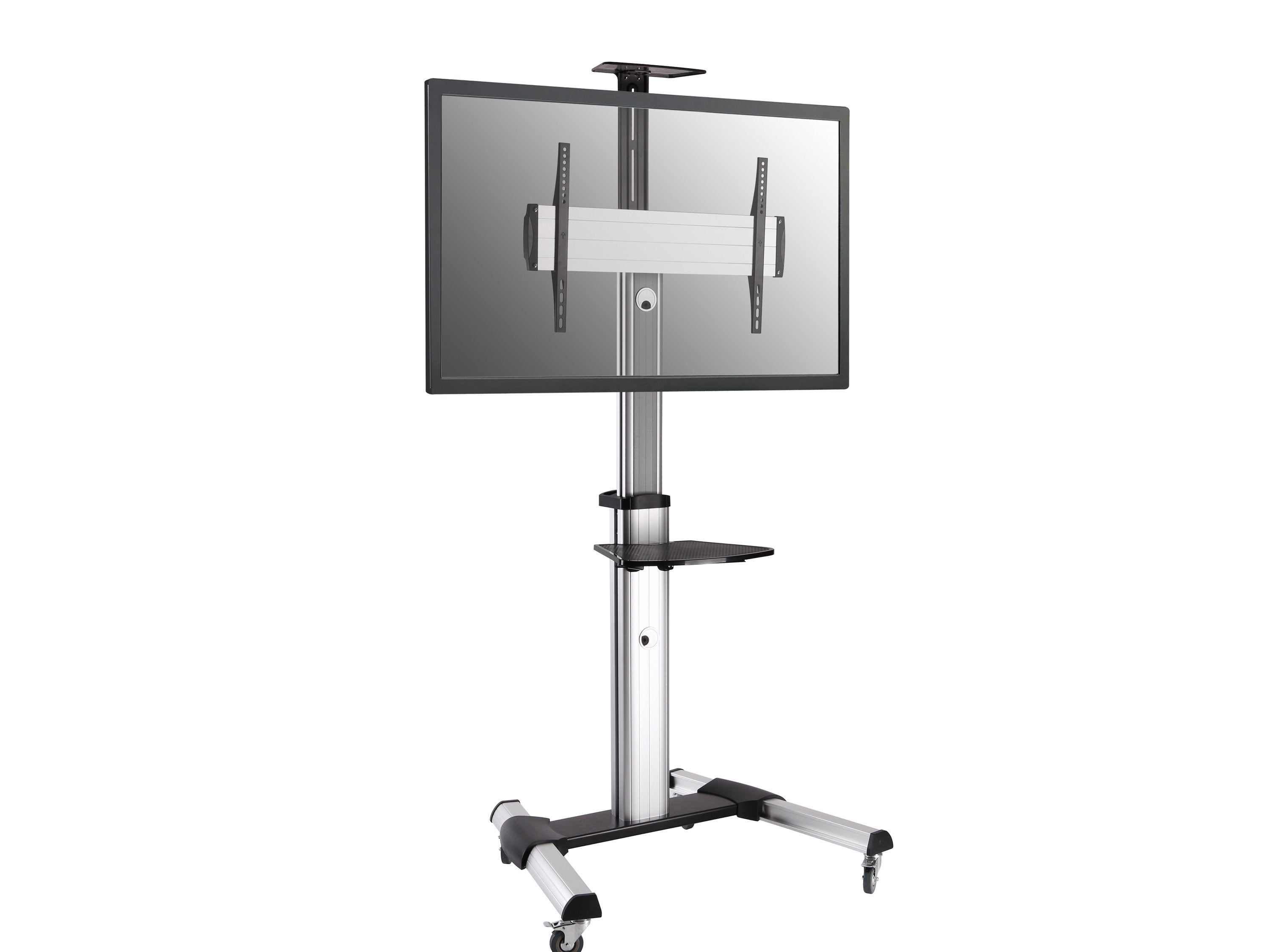 Soporte Pantalla De Suelo Con Ruedas Equip Para Pantalla  De 37 - 70  Fijo  Rotacion 90º De Aluminio Max. Vesa  600x400 Hasta 50kg