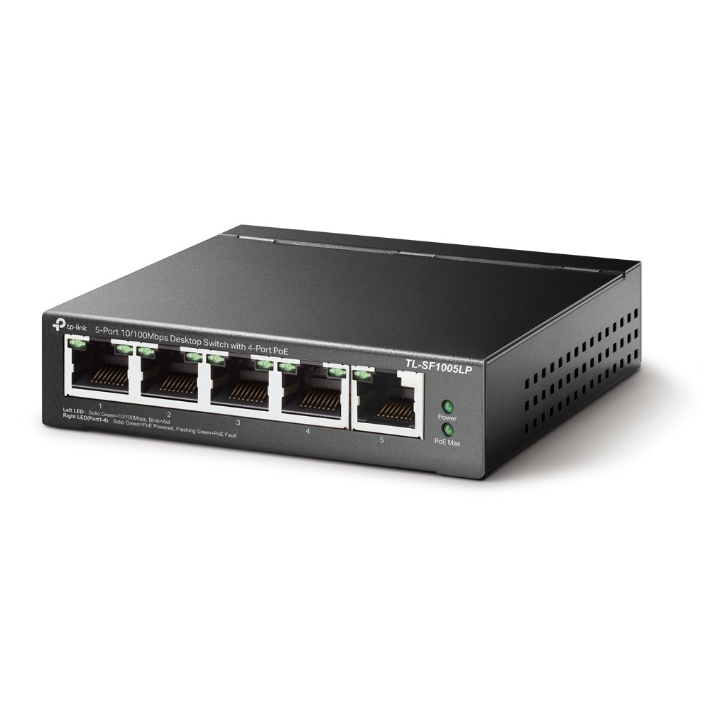 Switch No Gestionable Tp-Link Tl-Sf1005lp Sobremesa 10/100 4p Poe Total Poe 41w
