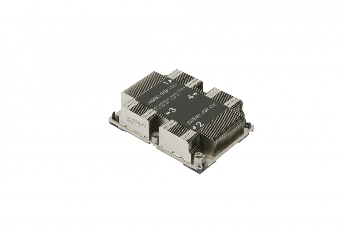 EAN 0672042259533 - Supermicro SNK-P0067PS sistema de refrigeración para ordenador Procesador Disipador térmico/Radiador imagen 1