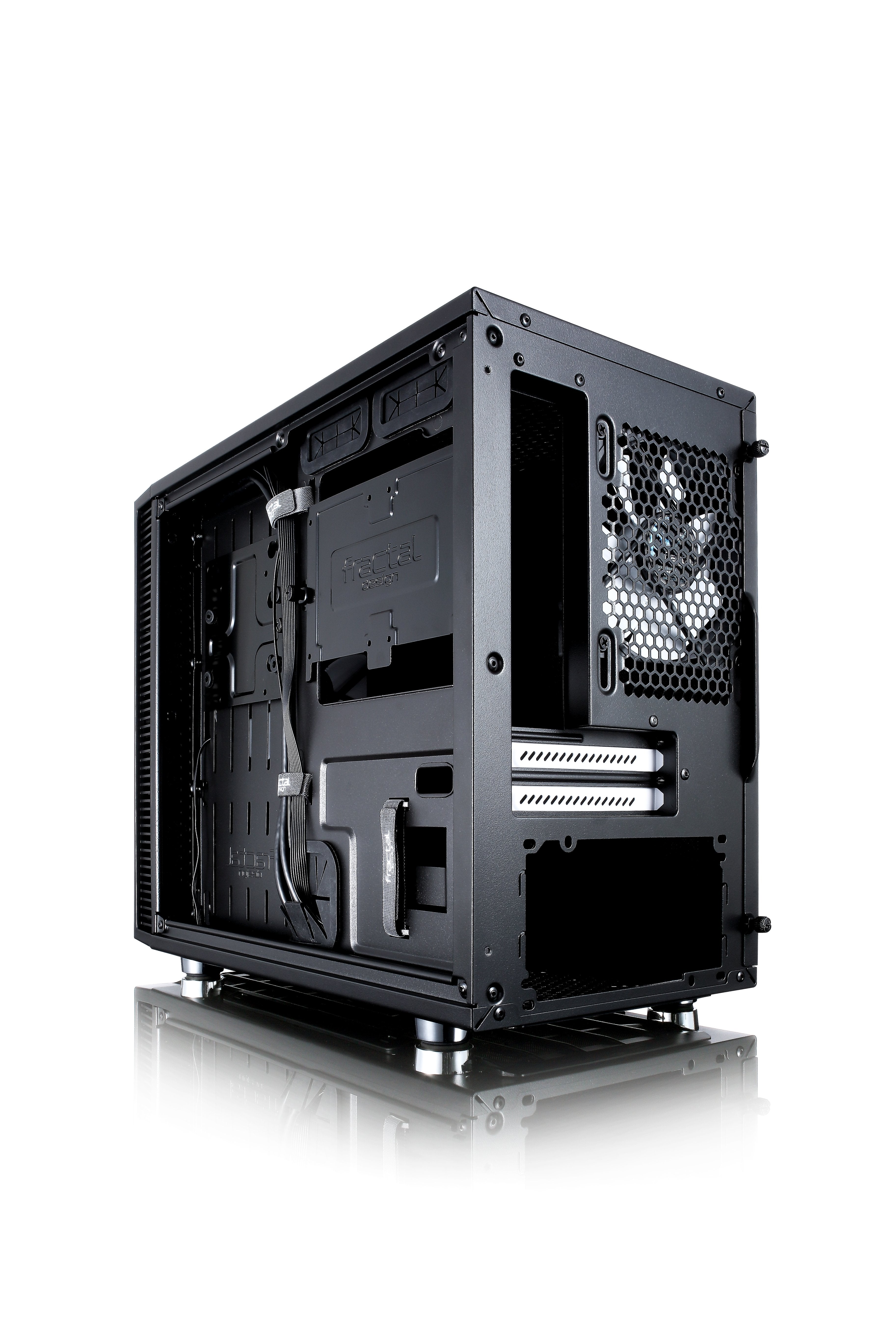 Caja Pc Fractal Design Nano S Negra Con Ventana