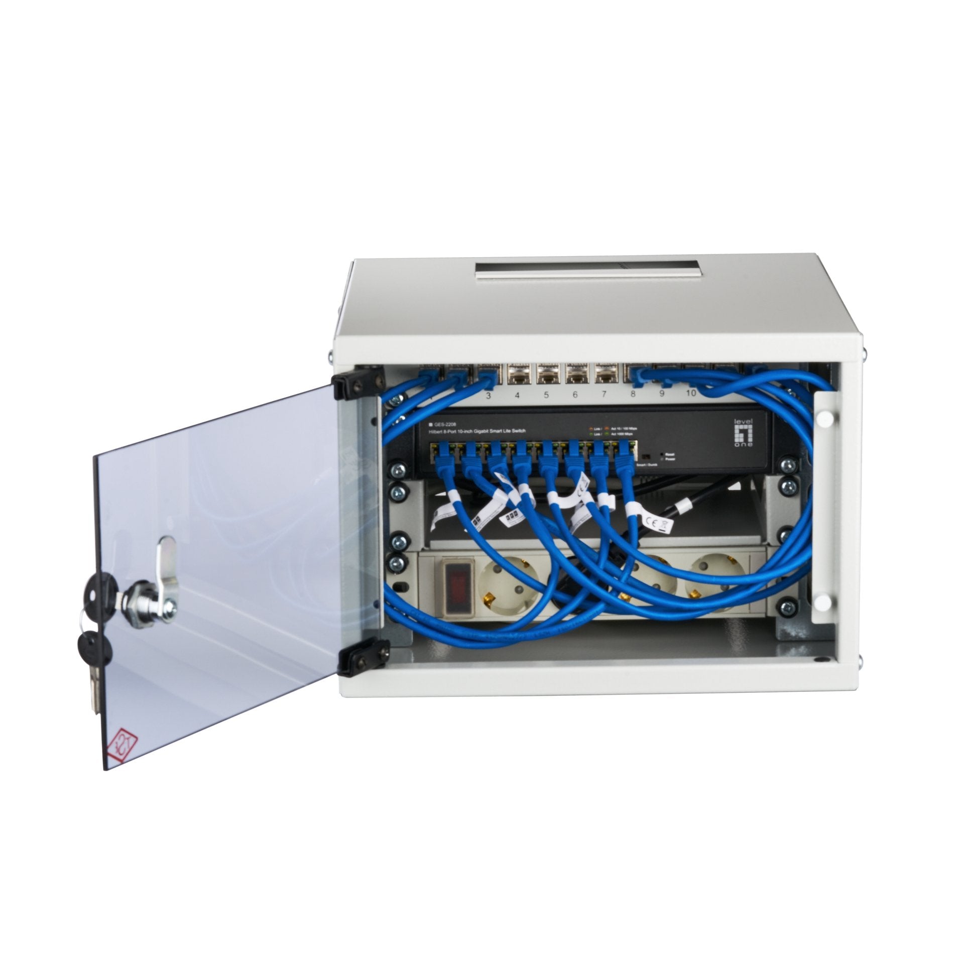 EAN 4049759322328 - EFB Elektronik WGB-1004GR.30-SET1 armario rack 4U Bastidor de pared Gris imagen 3