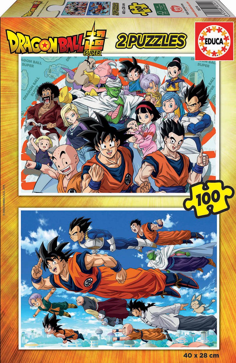 Puzzle Dragon Ball Super 2x100pzs