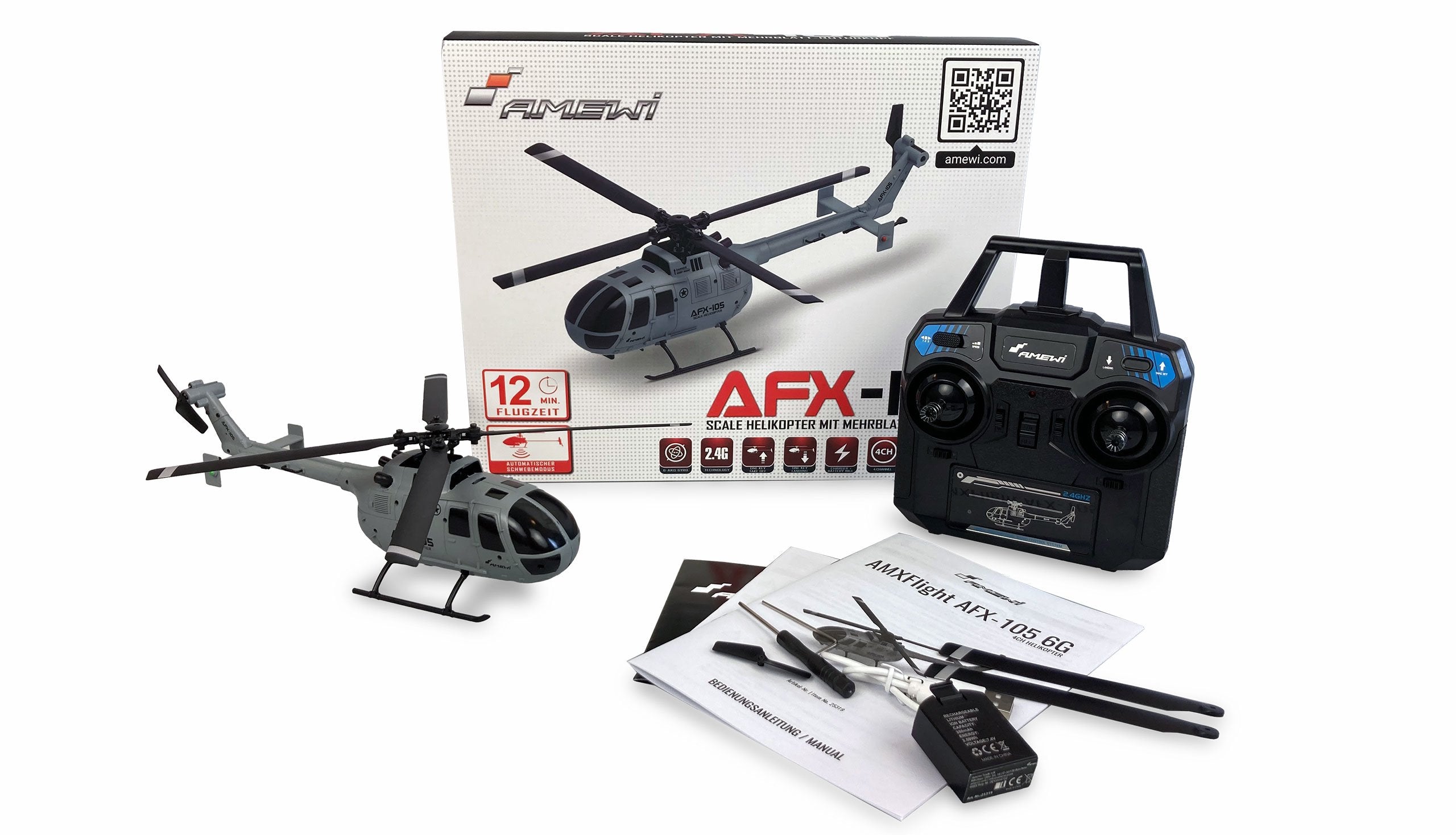 EAN 4260677956383 - Amewi AFX-105 modelo controlado por radio Aeronave VTOL (Vertical Take Off and Landing, Despegue y aterri imagen 2
