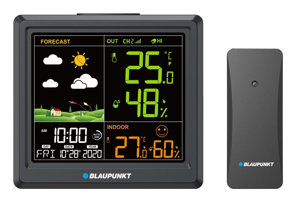 EAN 5901750508097 - Blaupunkt WS25BK estación meteorológica digital Negro LCD Corriente alterna imagen 1