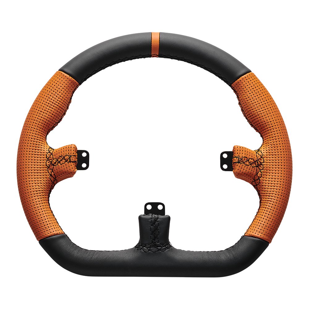 Asetek Simsports Gt Rim - Closed D, Leder - Orange