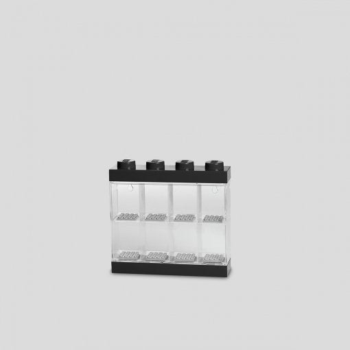 Room Copenhagen Lego Minifigure Display Case 8 Negro  (Transparente)