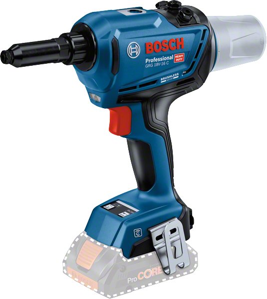 Remachadora Inalámbrica Bosch Grg 18v-16 C Professional Solo, 18 Voltios