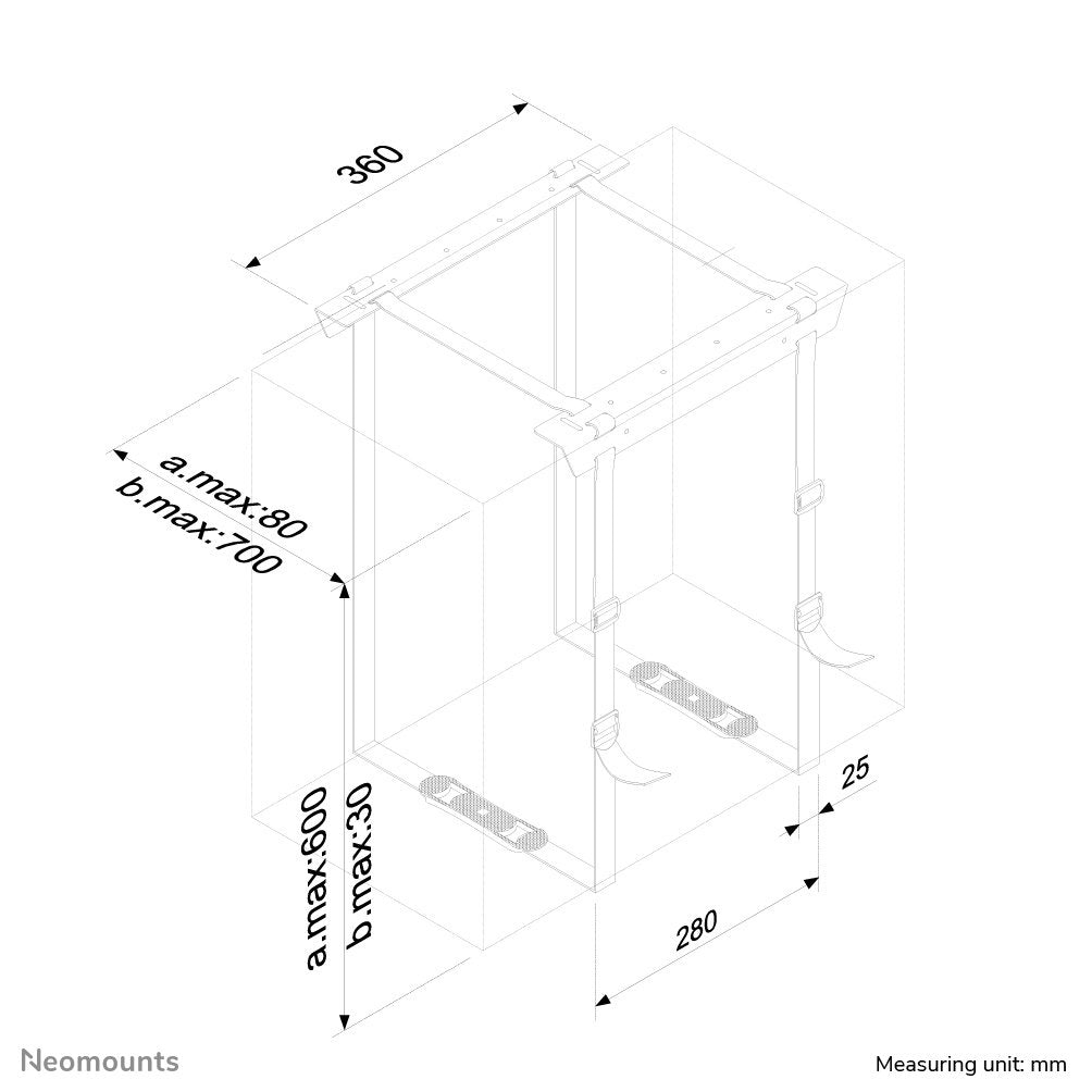 EAN 8717371444198 - Neomounts CPU-D025BLACK soporte de CPU Soporte de CPU para instalación en escritorio Negro imagen 5