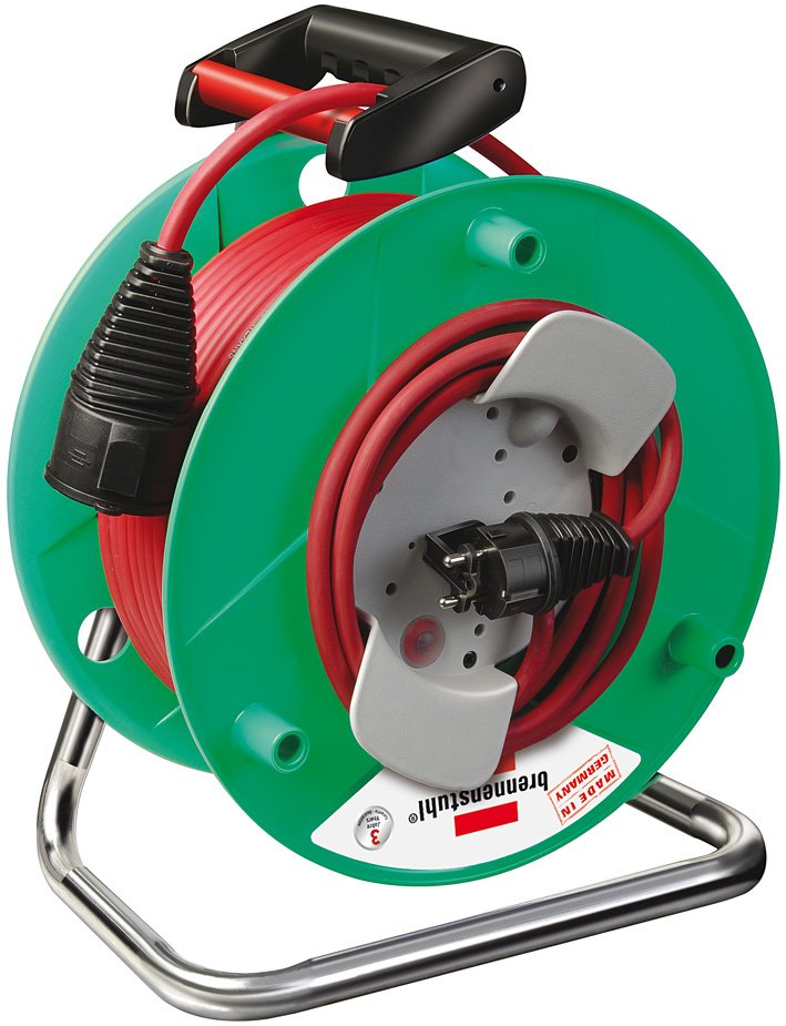 EAN 4007123093984 - Brennenstuhl 25m AT-N05V3V3-F 3G1,5 base múltiple 1 salidas AC Negro, Verde, Gris, Rojo imagen 1