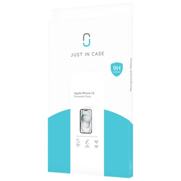 Protector Pantalla Cristal Templado Iphone 15  Just In Case Protector De Pantalla Cristal Templado / Compatible Con Iphone 15/ Transparente