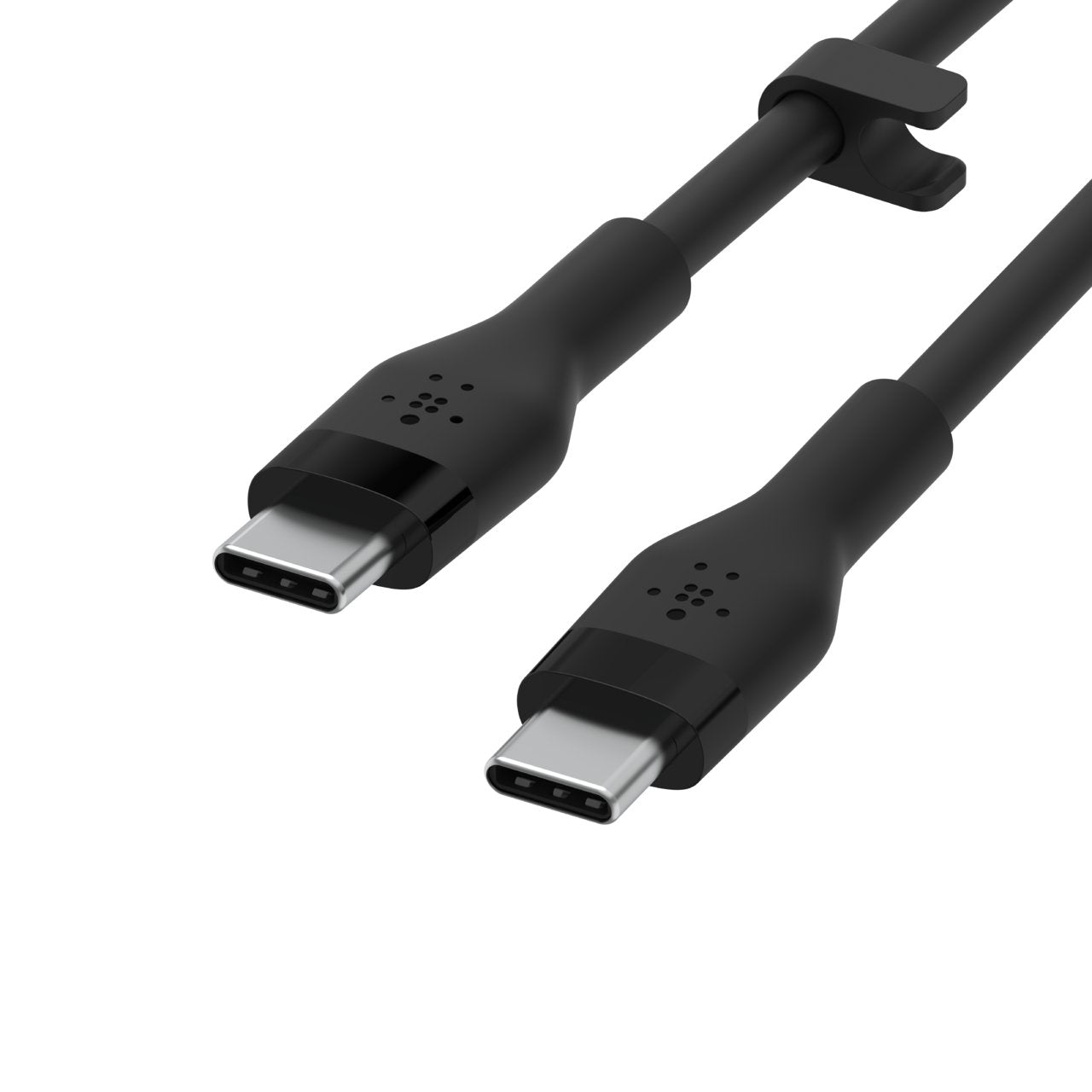 1x2 Belkin Flex Silicone Cabl 1m Usb-C/Usb-C B+W  Cab009bt1mbw2pk