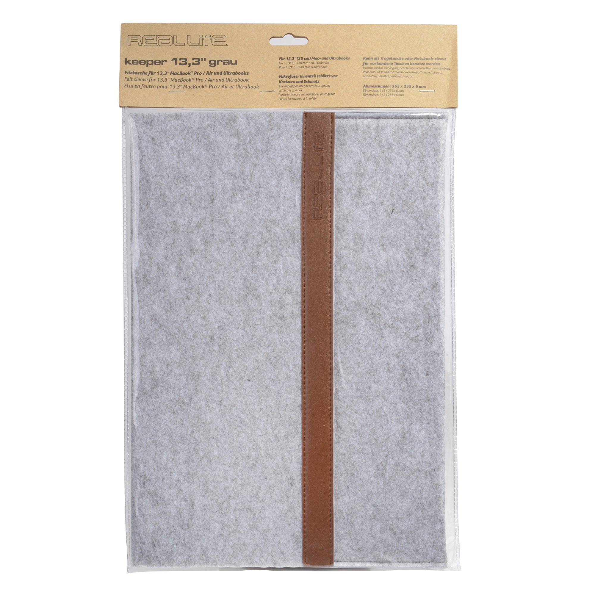 Ultron 156530 Funda Para Portátil 33,8 Cm (13.3") Gris