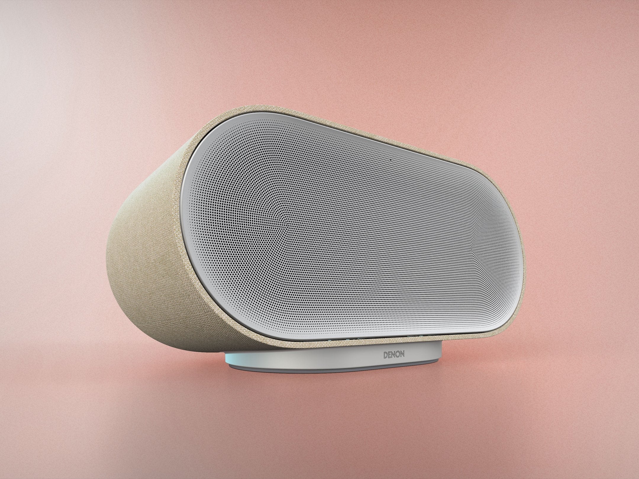 Denon Home 600 Silver Altavoz Inteligente Inalámbrico Con Tecnología Heos Y Sonido Dolby Atmos.