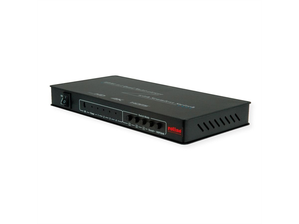 Roline Hdmi 4x1 Quad Multi-Viewer Switch, Nahtlose Umschaltung