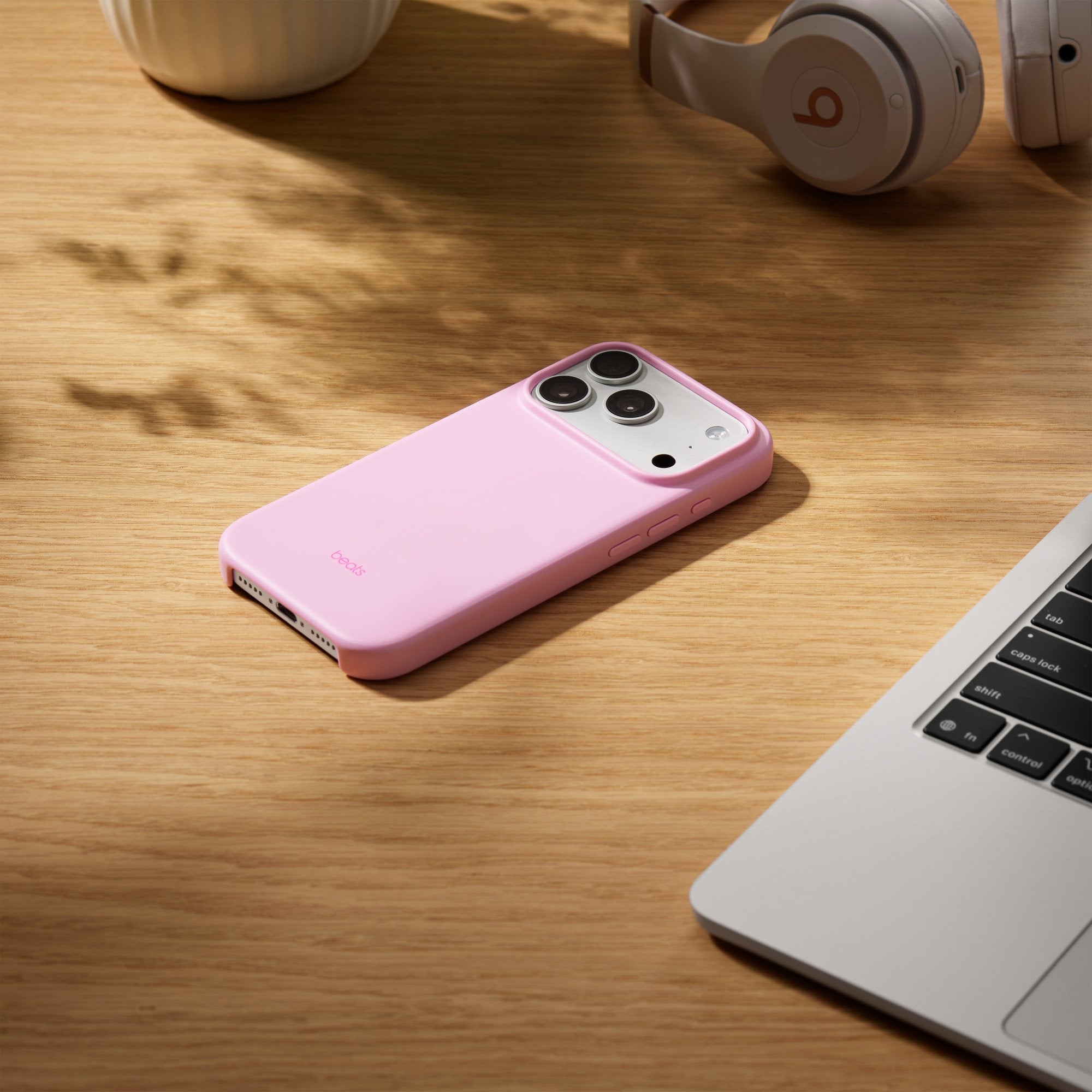 Beats Iphone 17 Pro Case With Magsafe And Camera Control   Pebble Pink