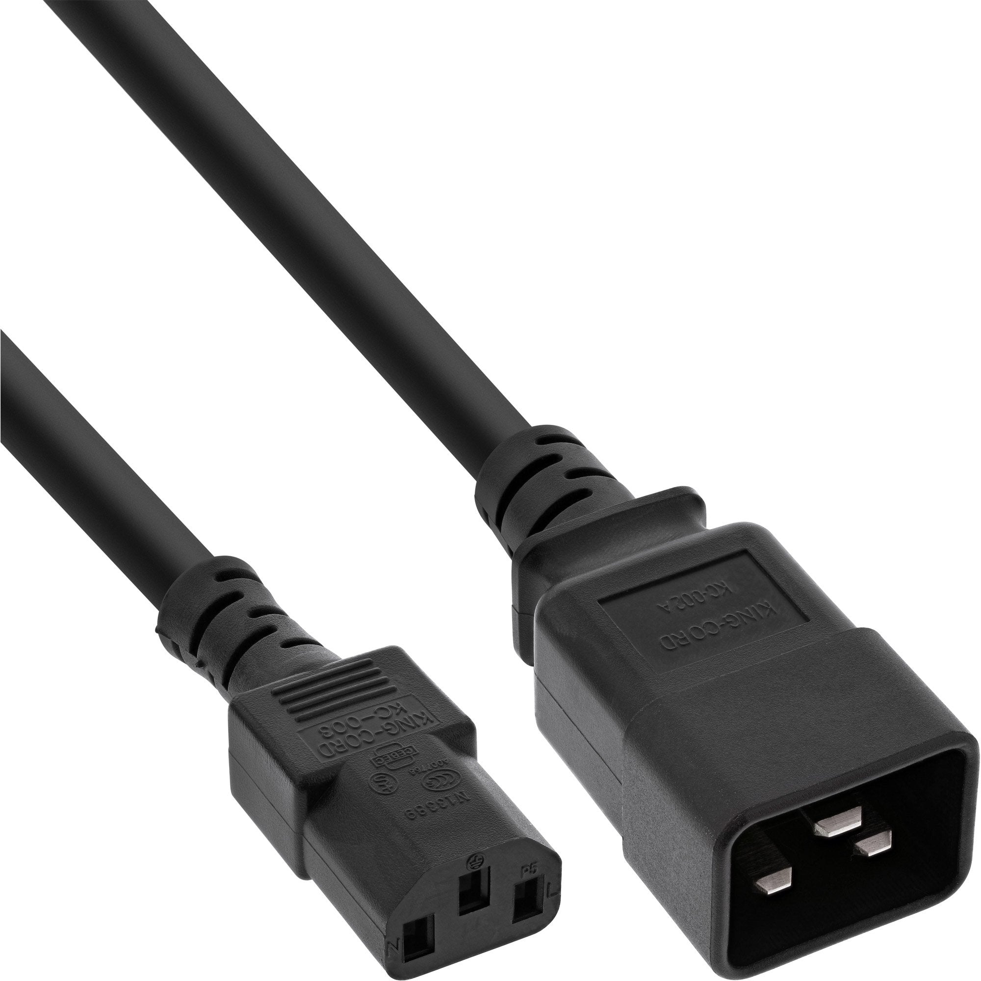 EAN 4043718281589 - InLine 16659B cable de transmisión Negro 0,5 m C20 acoplador C13 acoplador imagen 1